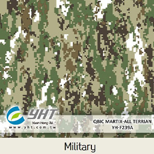 Camouflage Hydrographic Films for gun