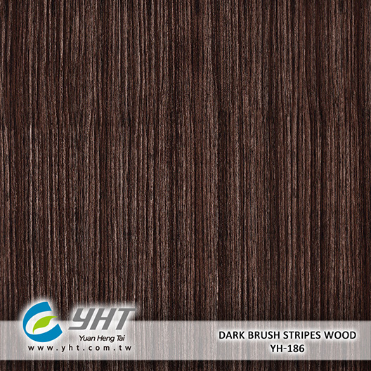 Dark Brush Stripes Wood