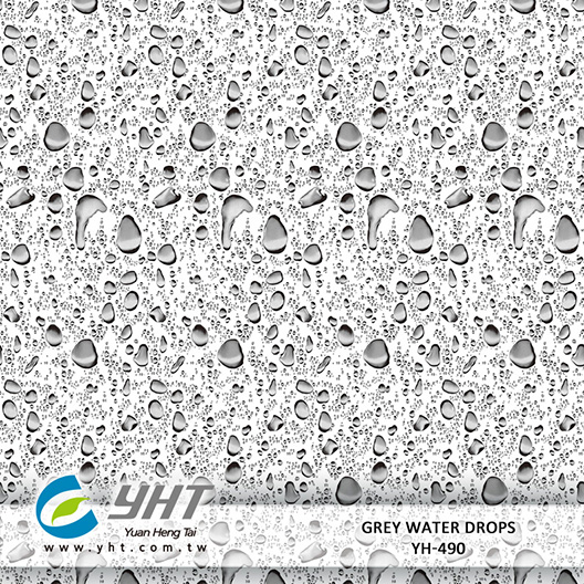 Grey Water Drops