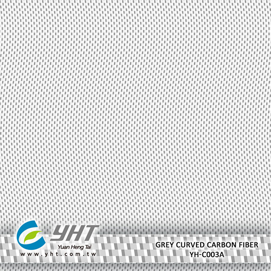 Grey Curved Carbon Fiber