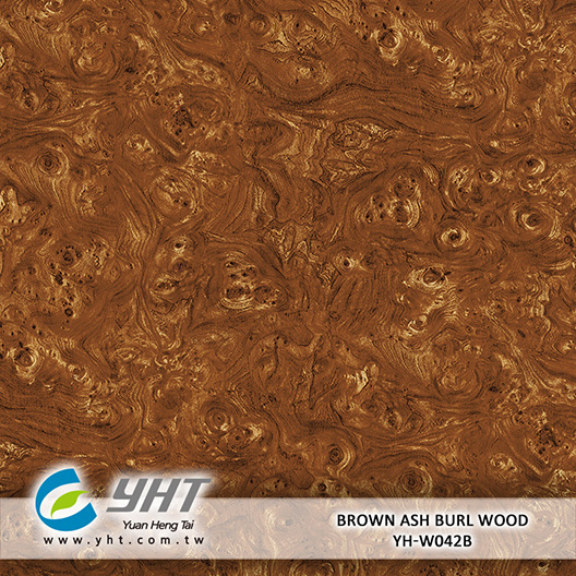 Brown Ash Burl Wood